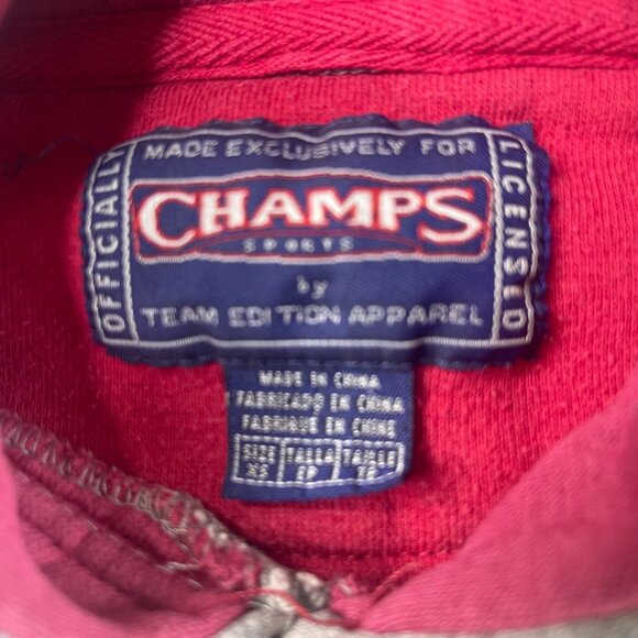 VTG Champs USC Women Gray Hooded Pullover Sweatshirt SZ XS Logo Pocket - Picture 7 of 8